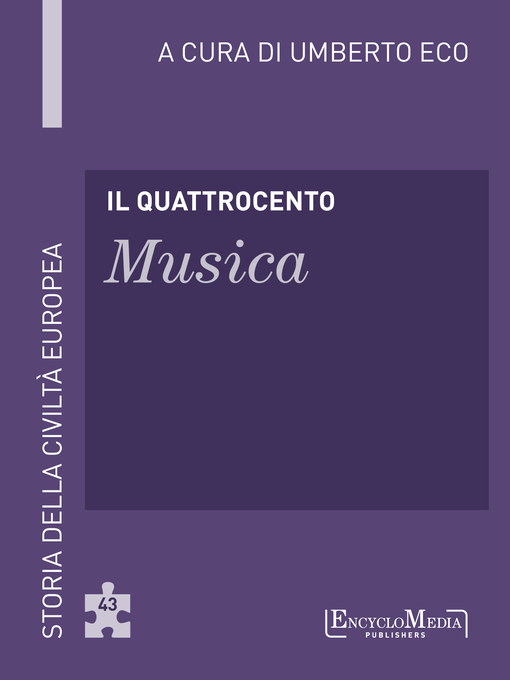 Cover image for Il Quattrocento--Musica